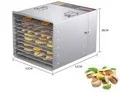 Healthy Nutritional 10 Layers Small Home Use Intelligent Fruit Dryer Drying Machine