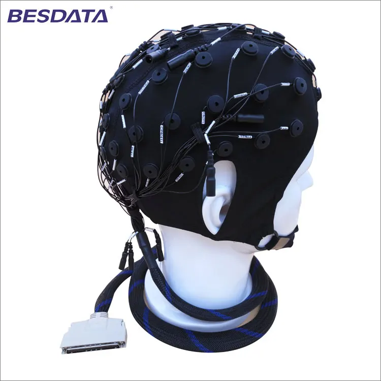 EGC010 20 32 and 64 channel EEG electrode cap neurofeedback sensor caps