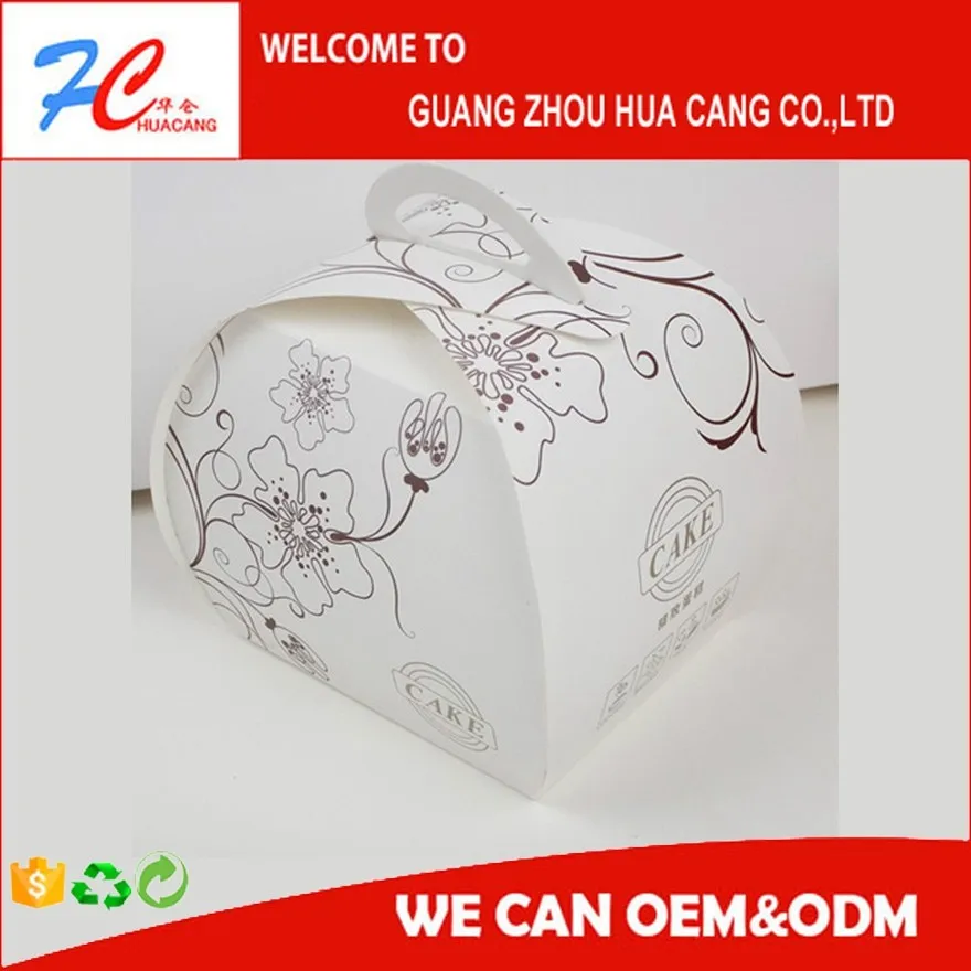 box/cake box design/paper cupcake box material grey board:200gsm