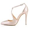 Stiletto Gold Pumps Shoes Woman High Heels Wedding Shoe
