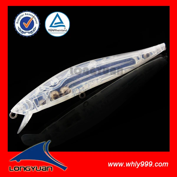 Factory unpainted lure minnow lure