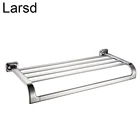 High Quality Bathroom New Design Zinc Alloy Chrome Wall Mounted Clothes Hanger Towel Shelf