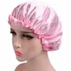 Custom 100% Silk Satin Bonnet,Silk Sleep Hair Bonnet For Care Hair