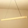 Triangle wooden LED hanging lights simple cheap chandelier ceiling light