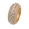Whole Sale 14k Gold Iced Out Band Renzo Eternity Ring