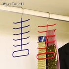 Collecting Your Ties and Scarfs Tidily plastic coated tie hanger scarf organizer with multipurpose
