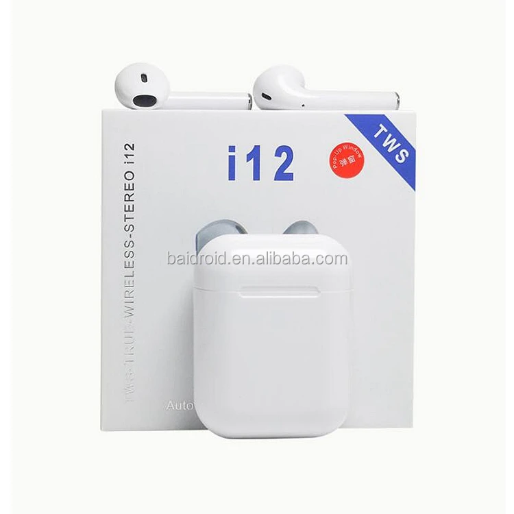 [i12 Jerry Model] i12 Wireless Earphones Jerry Scheme TWS 5.0 Headphone Bluetooth i7s tws i8x i9s i10s i11 i100 for apple - ANKUX.COM