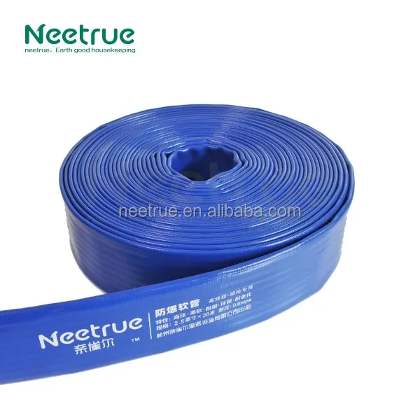 Neetrue PVC Heavy Duty Layflat Discharge Hose/Agriculture Lay Flat Hose Pipe