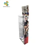 Template Collapsible POP Promotion Retail Cardboard Display Stands with Hooks