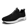 Best Price Mesh Lace Up Black Comfortable Air Men Casual Sports Shoes Sneakers