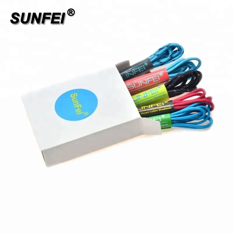 SunFei High Quality Cotton Material Round Waxed Shoelaces Leather Shoes Laces Coated with Wax Shoelaces
SunFei High Quality Cotton Material Round Waxed Shoelaces Leather Shoes Laces Coated with Wax Shoelaces