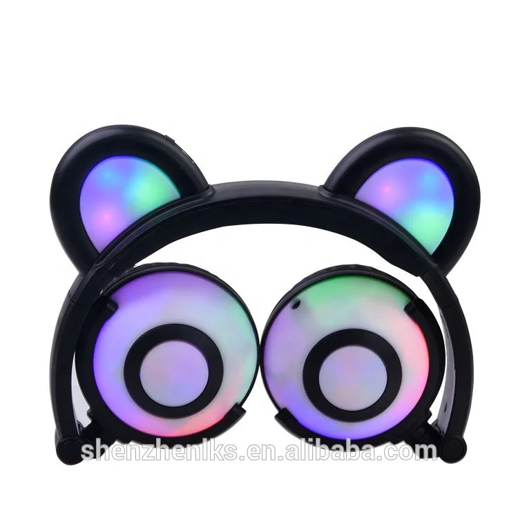 Christmas phone pop gift wireless stereo panda bear ear headphones, Black;blue;pink;white;brown
Christmas phone pop gift wireless stereo panda bear ear headphones, Black;blue;pink;white;brown