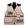 Low MOQ Men Fishing Photography Leisure Vest with Multi Pockets