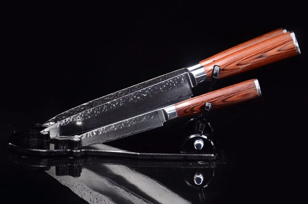 Vg10 De Acero De Damasco 8 Pulgadas Chef Cuchillo De Damasco De Alta