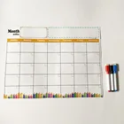 custom daily creative paper calendar fridge magnet note pad