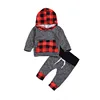 2019 New Fall Winter Baby Clothing Toddler Hoodie Sweatshirt With Pocket Top Girls Christmas Outfits