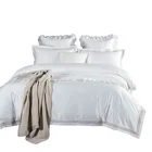 Hot selling textile cheap four set pure cotton bed room furniture bedroom set hotel bedsheet bedding set