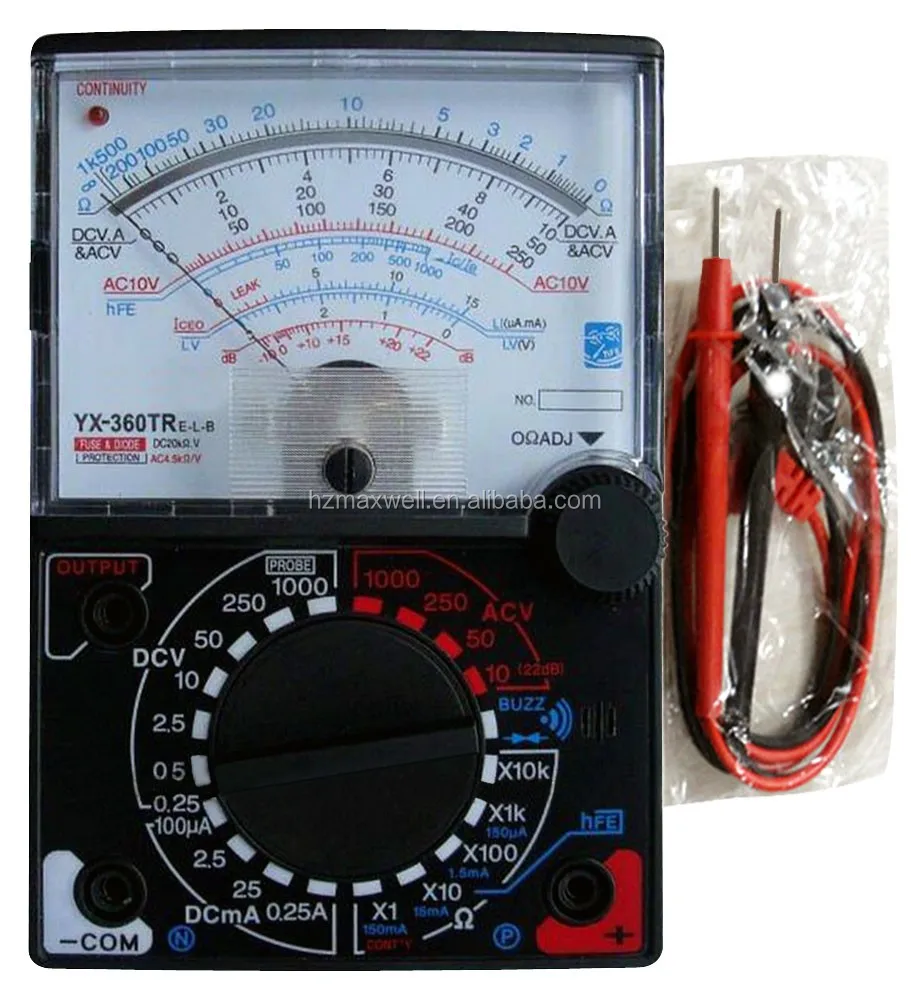 Yx-360tre-l-b Multimeter With Led And Buzzer/analog Multimeter - Buy ...