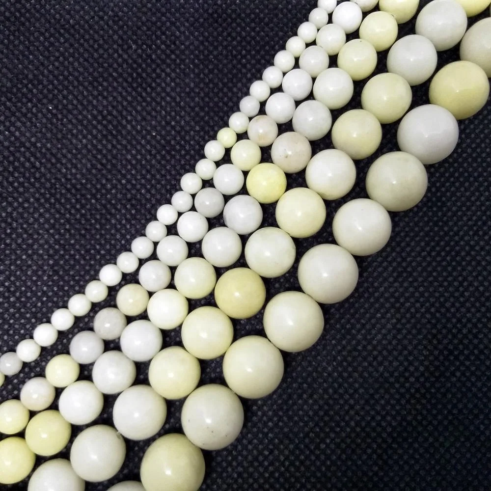 Wholesale Natural Ivory Jade for Jewelry Making Ivory Jade Gemstone Loose Beads 4mm 6mm 8mm 10mm 12mm, 100% natural color
Wholesale Natural Ivory Jade for Jewelry Making Ivory Jade Gemstone Loose Beads 4mm 6mm 8mm 10mm 12mm, 100% natural color