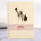 Factory price custom coated cover a5 spiral bound paper notebook