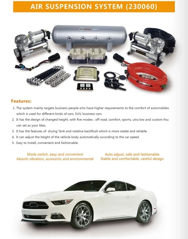 Auto Parts Adjustable Air Suspension Kits For Vehicle,Air Suspension