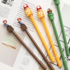 Customized plastic gel pen with cartoon pattern