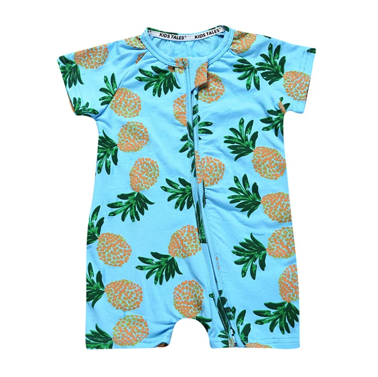 Knitted Baby Clothes Newborn Romper Pineapple Printed Baby Romper Jumpsuit, As picture
Knitted Baby Clothes Newborn Romper Pineapple Printed Baby Romper Jumpsuit, As picture