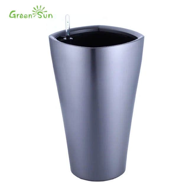 GreenSun Hot sale self watering planter pot sub-irrigation system garden decoration, Red,pink,orange,blue,green,purple,or more
GreenSun Hot sale self watering planter pot sub-irrigation system garden decoration, Red,pink,orange,blue,green,purple,or more