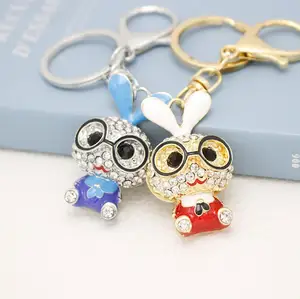 new fashion valentine gift hot sale cartoon animal crystal