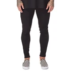 Royal wolf spray on hot tight jeans spandex cotton skinny pants men slim fit jeans classic