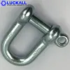 European D Type Trawling Shackle With Square Head Screw Pin Rigging LK Brand
