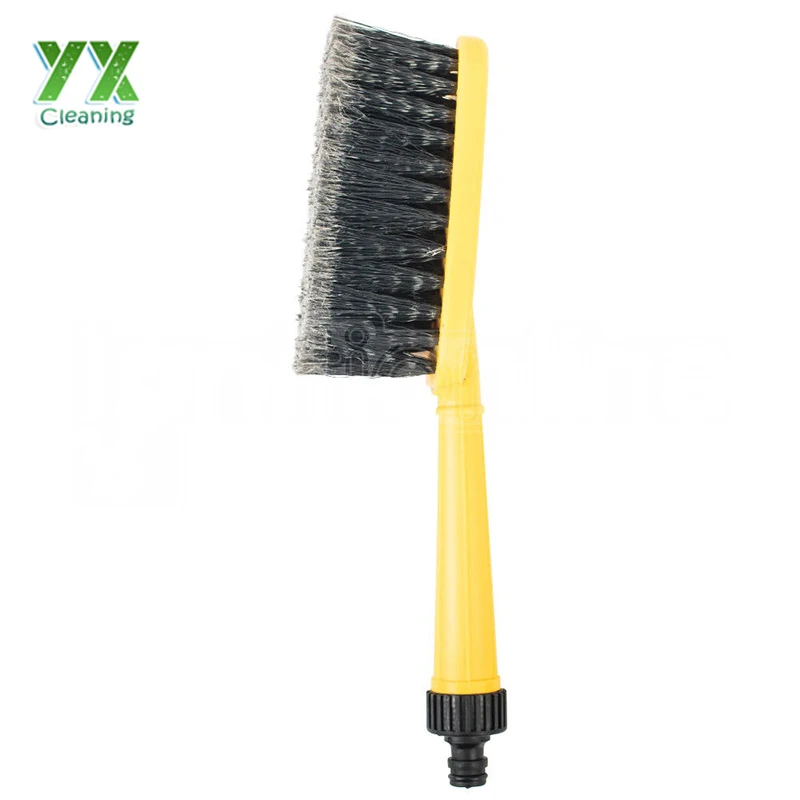 4PC Water Flow Through Car Brush With Squeegee
