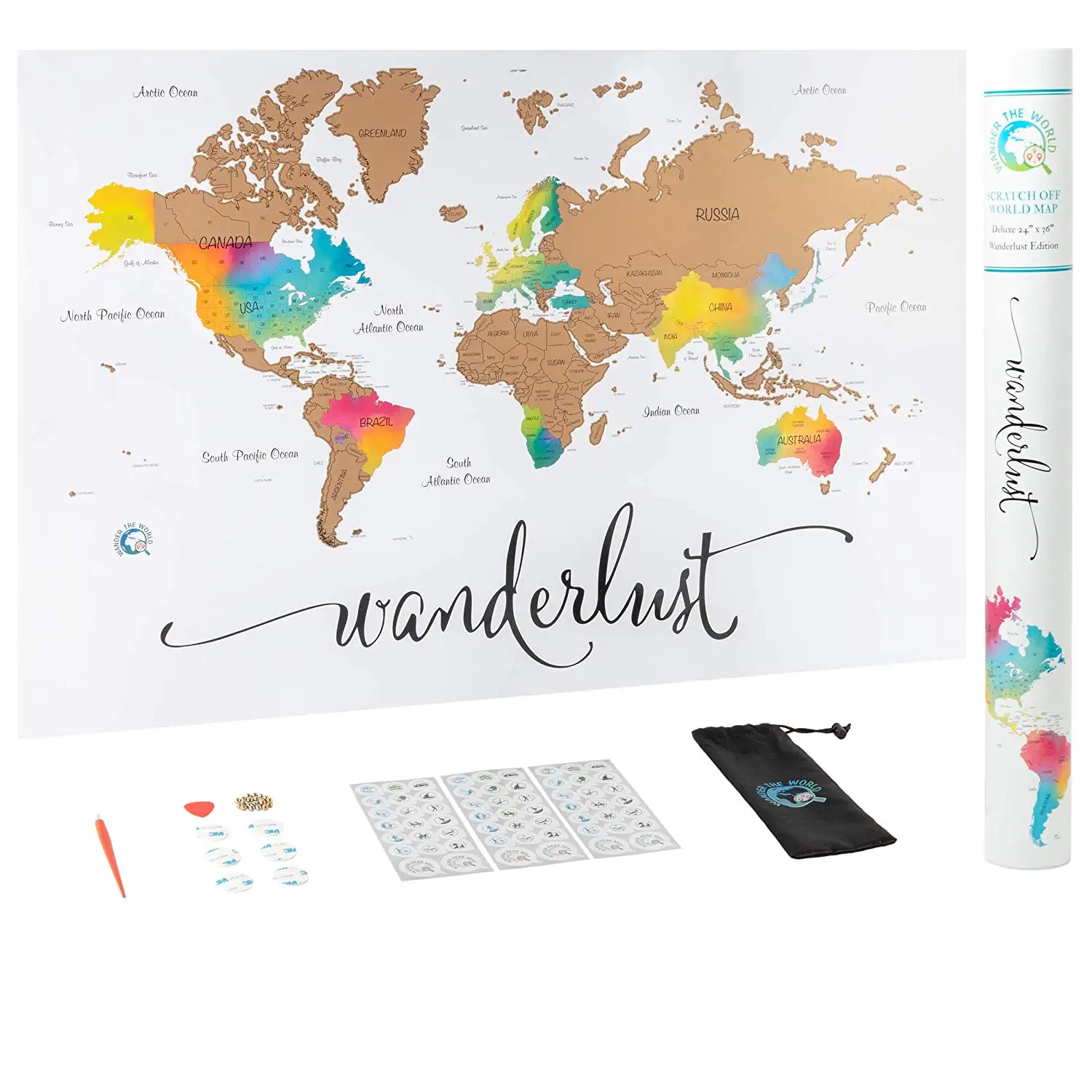  Discover the World with Push Pin Travel Maps: A Unique Way to Document Your Adventures