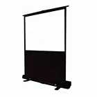 Portable Projector Screen 102 Inch 16:9 Floor Standing Projection Screen Fabric Matt White Outdoor/Indoor