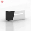 office supplies white computer desk staff computer reception table design