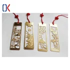 Wholesale Metal Custom Standard Size custom logo corrosion Bookmark With Dog Animal Design metal bookmark