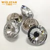 Sunflower shaped buckle clasp buckle furniture leather sofa glass crystal button ZD-L025-A