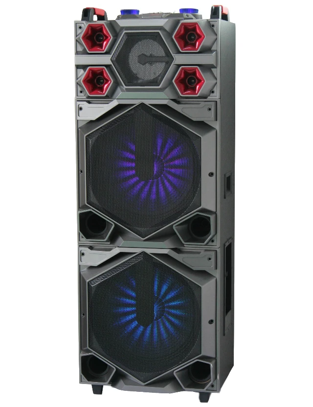 Most Popular Mega Power Dual 15 inch Trolley Speaker System Bluetooth Speaker 300w
Most Popular Mega Power Dual 15 inch Trolley Speaker System Bluetooth Speaker 300w
