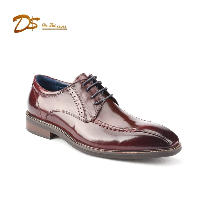 2020 New design personalized wholesale high quality genuine oxford leather dress shoes for men