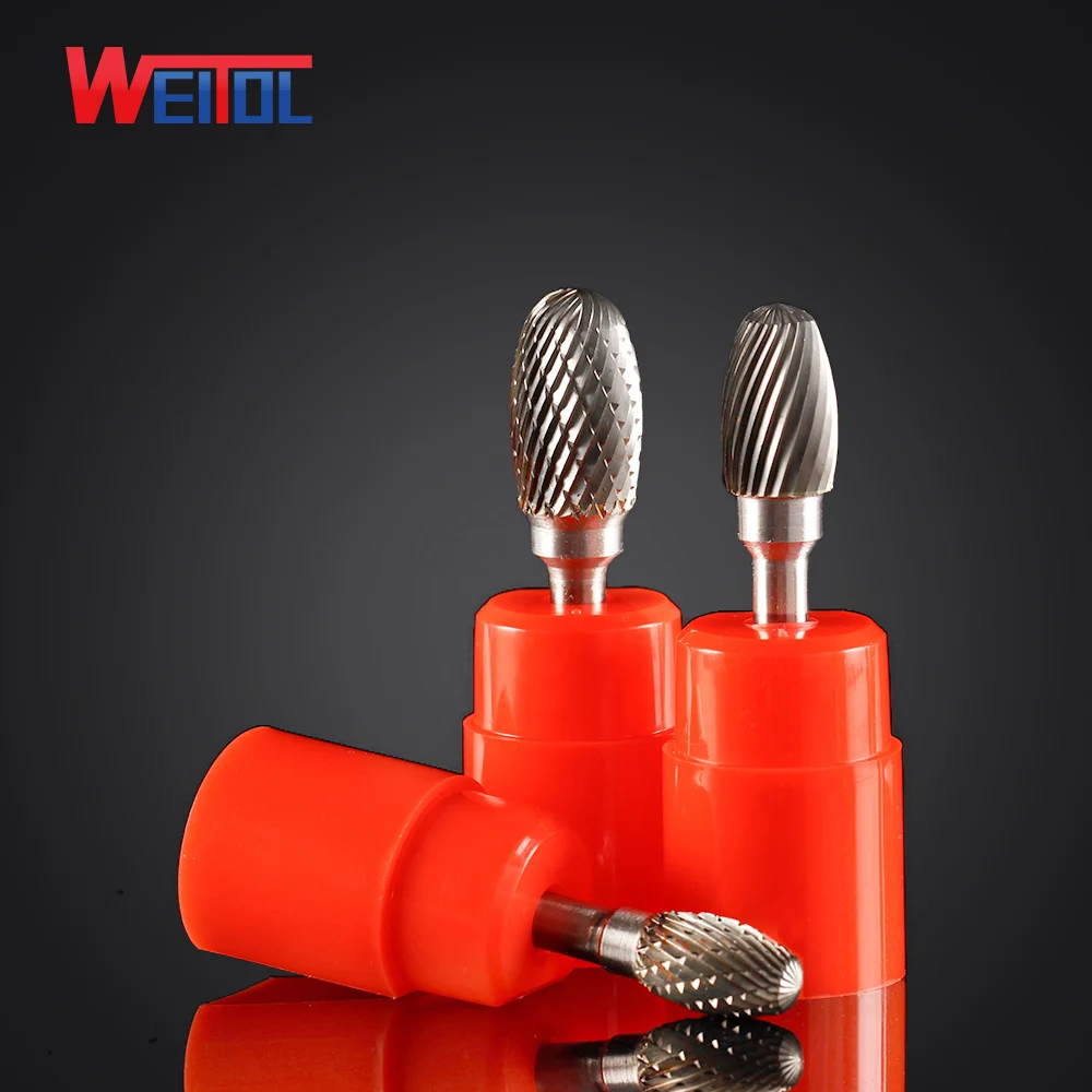 WeiTol single cut carbide burrs use for contouring rotary files