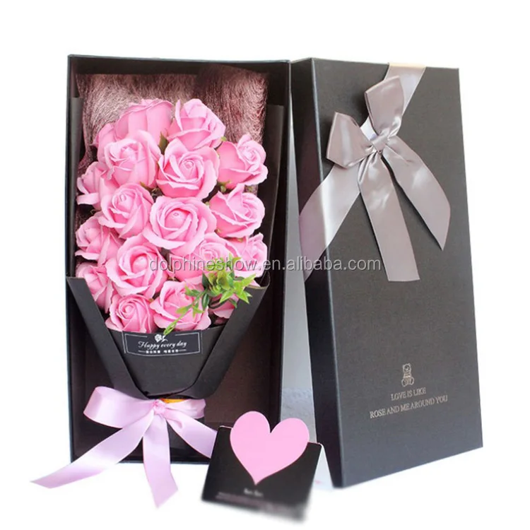 factory wholesale valentines day gifts gift box artificial