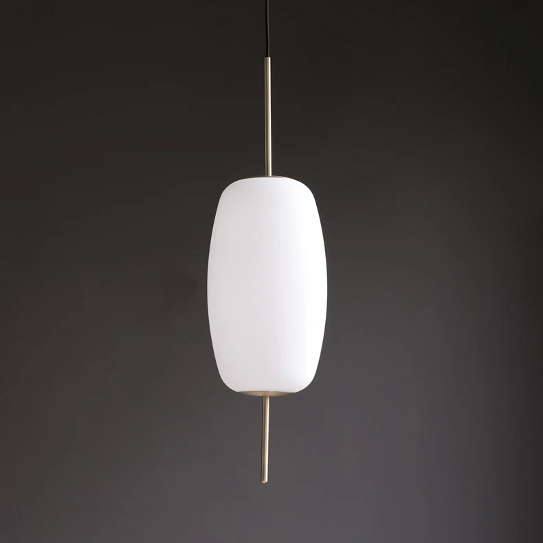 Nordic simple bedroom dining room hotel indoor bar white glass hanging chandeliers