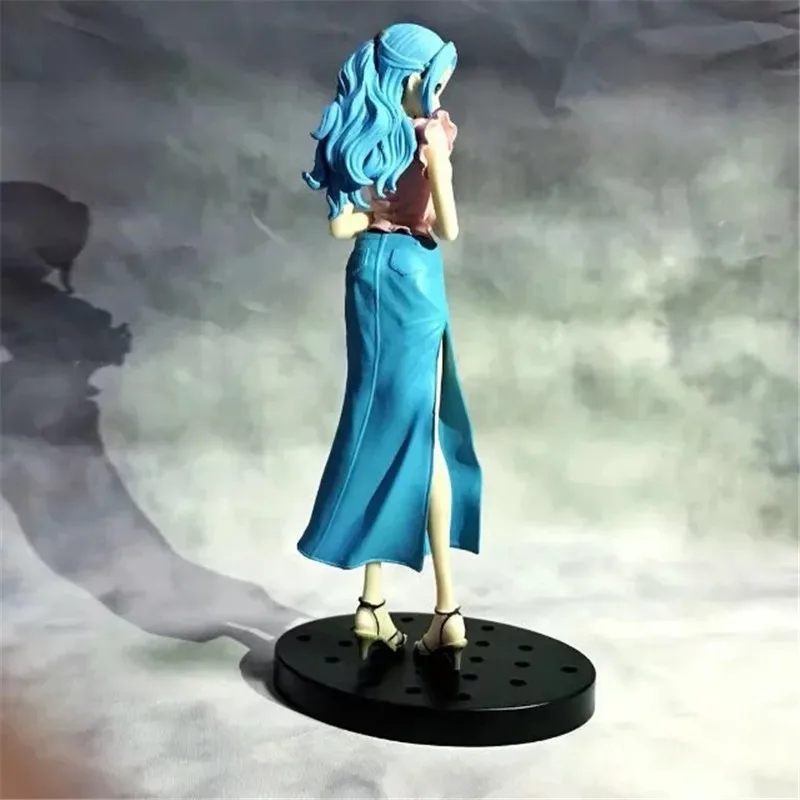 Anime One Piece Figuras Toys Nefeltari Vivi Jeans Action Figure Model Toy Figurine Dolls Brinquedos Gift 18cm (1)