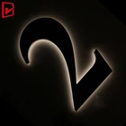 high quality led backlit sign luminous house numbers
