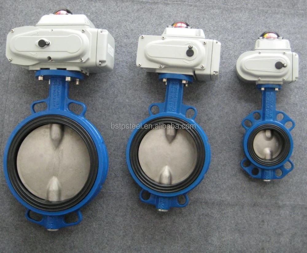 Concentric ALL-RUBBER Lined Motorized Butterfly Valve