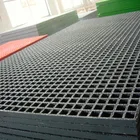 Nantong anti slip frp molded grating 38mm thick, 38mm square mesh