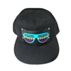 Factory Price Led Snapback Glowing Custom Music Activated El Light Up Cap