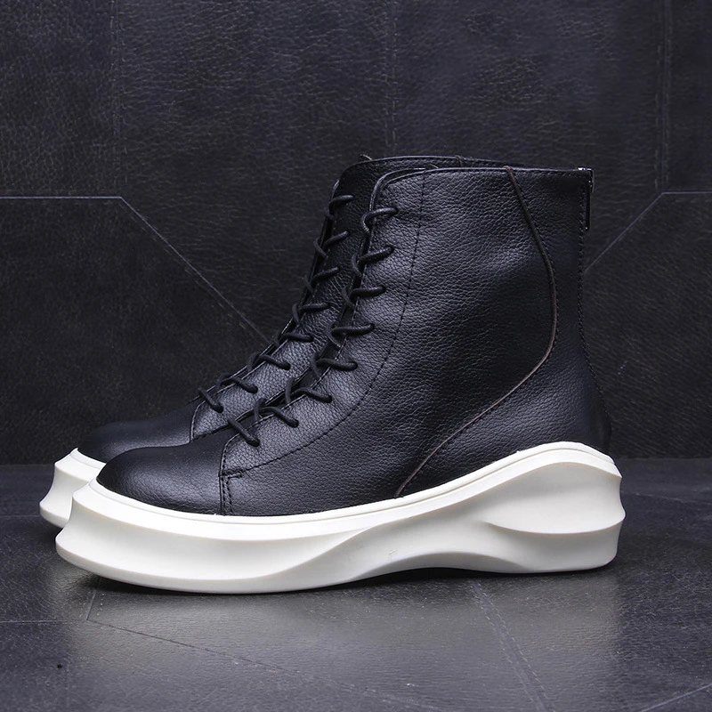Fashionable High Ankle Flat Sole BootsTop quality leather Martin Boots Wholesale, Black +white/black
Fashionable High Ankle Flat Sole BootsTop quality leather Martin Boots Wholesale, Black +white/black