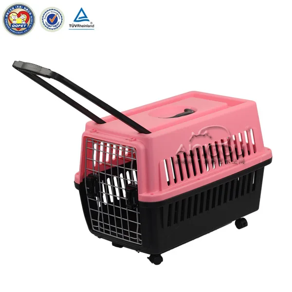 Factory Price Small Plastic Dog Cage for Travel