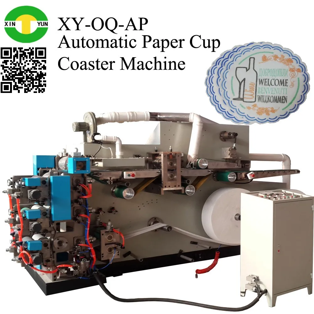 automatic tissue paper cup coaster making machine